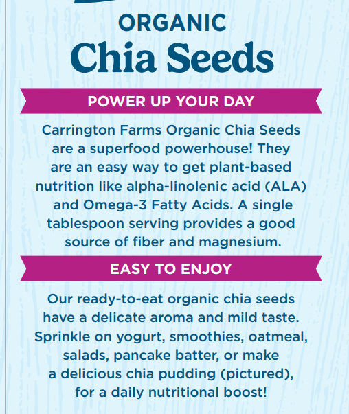 Organic Chia Seeds