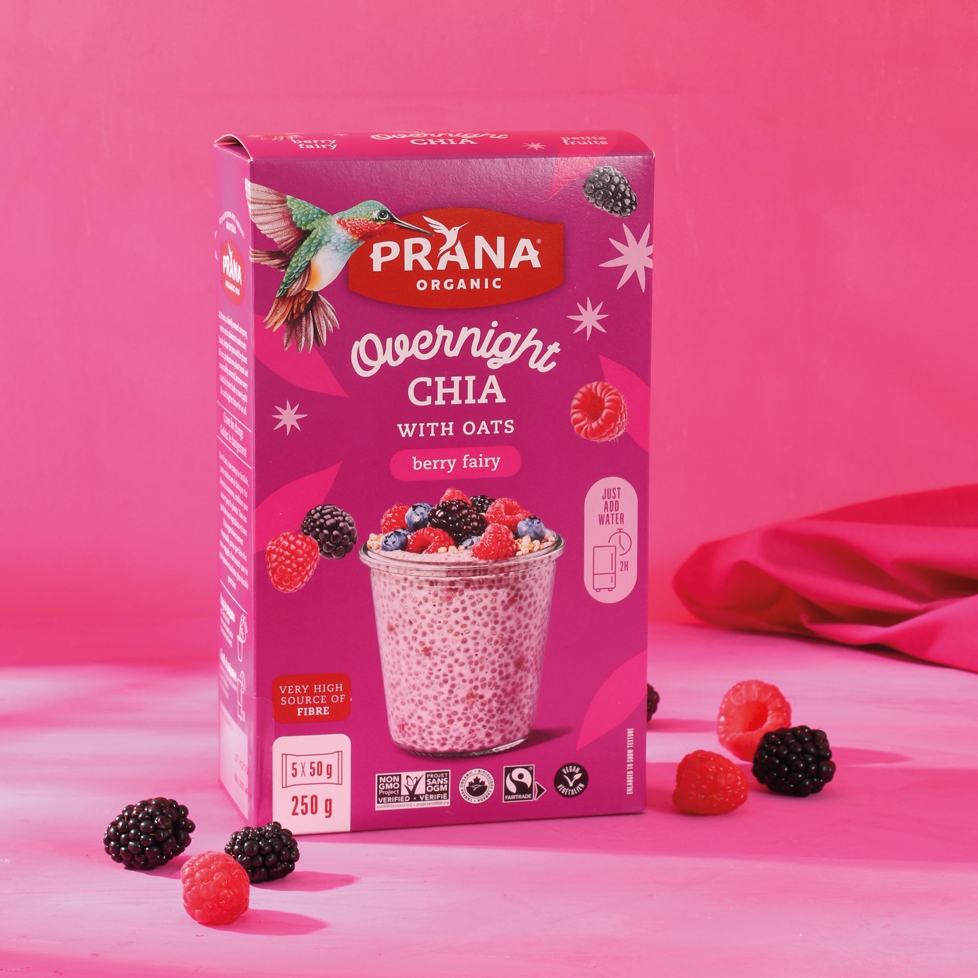 Overnight Chia - Berry Fairy Organic Oat & Chia Mix