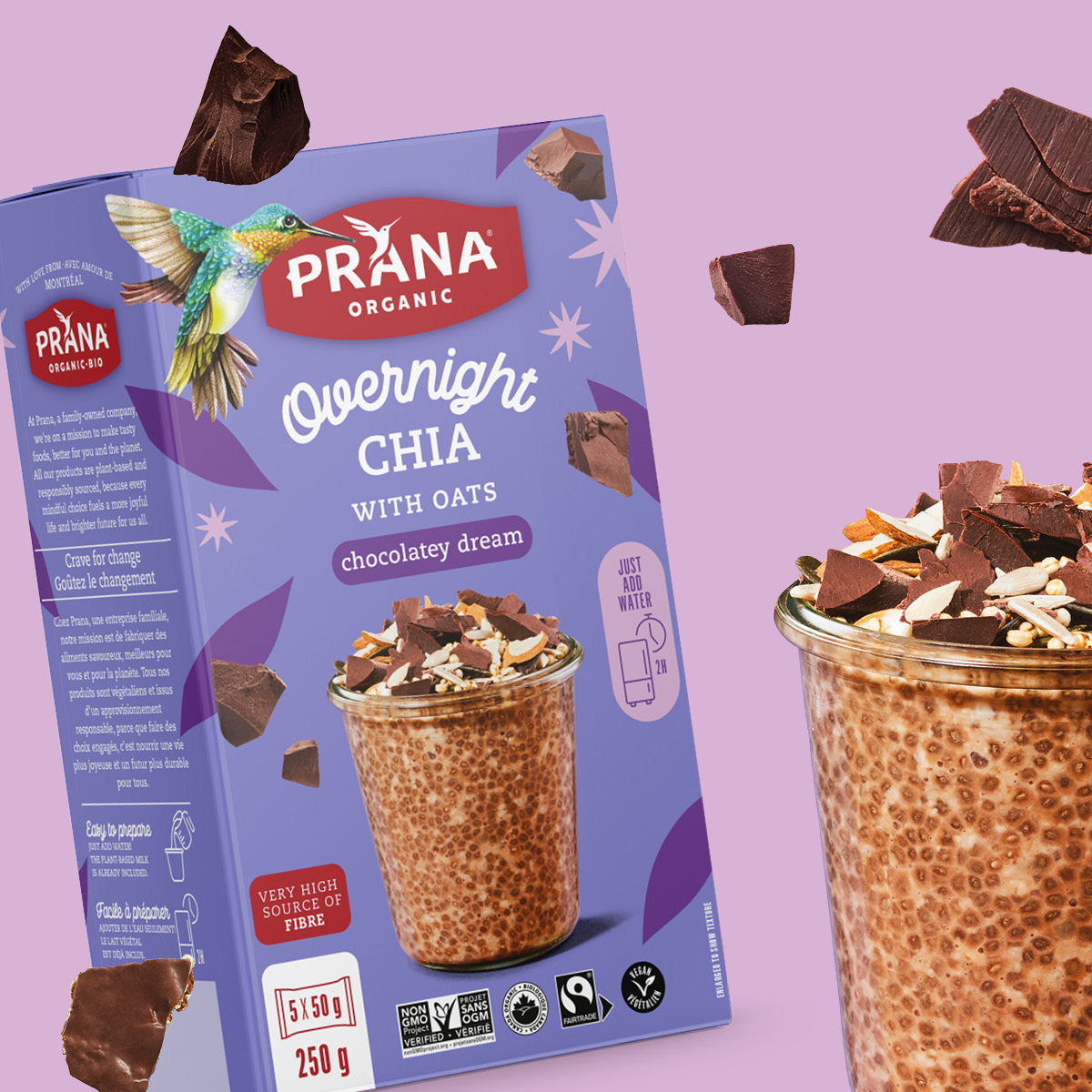 Overnight Chia - Oat & chia mix – Chocolatey dream