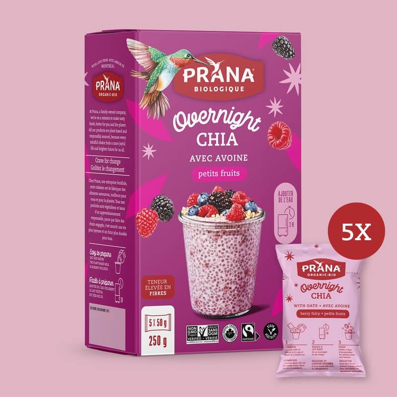 Overnight Chia - Berry Fairy Organic Oat & Chia Mix