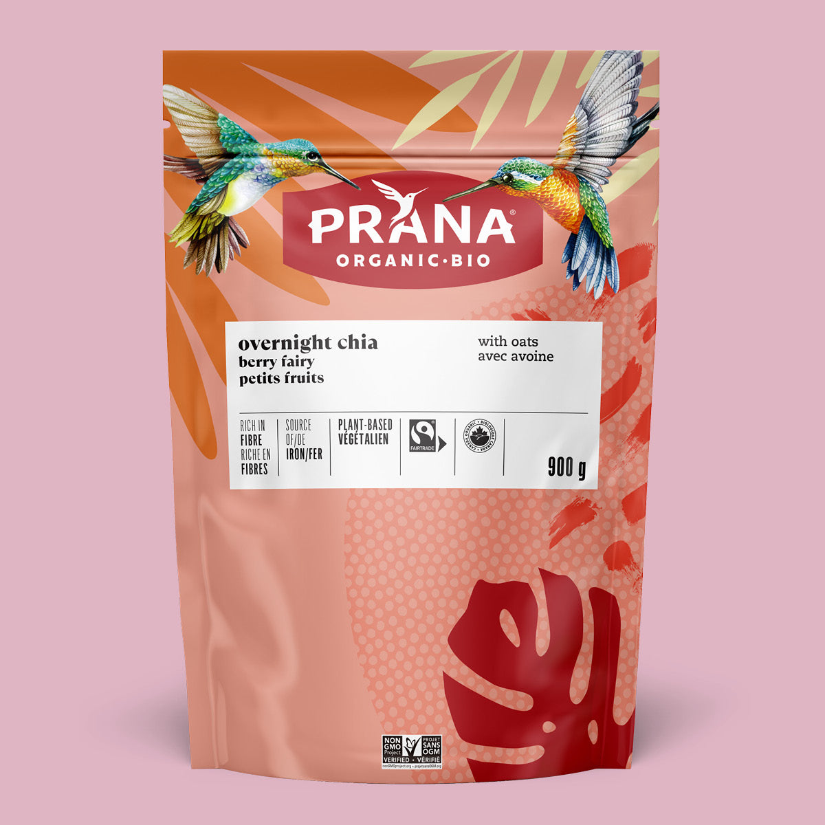 Overnight Chia - Berry Fairy Organic Oat & Chia Mix