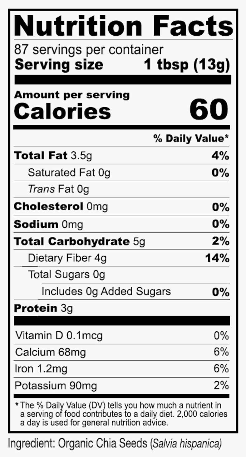 Organic Chia Seeds