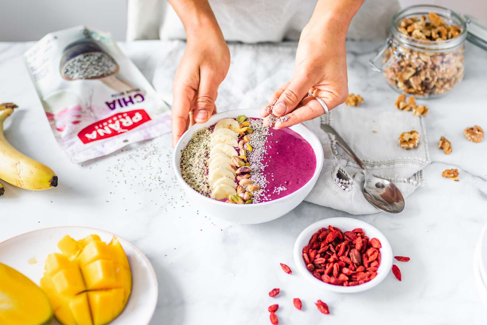 Organic Whole White Chia Seeds